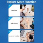 Vention AUDIO CONVERTER USB-A to 2×3.5mm 1.0m Cable CDYBF - Image 7