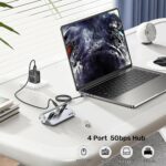 Unitek USB-C Hub 2xUSB-A 2xUSB-C 5Gbps & USB-C Power Port H1337A - Image 6