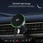 Unitek Charge Car Wireless Qi2 Magnetic 15W & AirVent Mount P1404A - Image 7