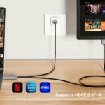 Unitek HDMI to DisplayPort Cable 4K60Hz 1.8m with USB Power Cable V1714 - Image 7