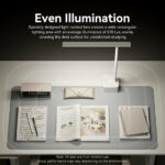 Vention USB Rechargeable Aluminium Foldable Desk Lamp White PDBW0 - Image 7