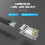 Vention NETWORK Connectors CAT6A UTP Modular Plug IDGR0-10 (10 Pack) - Image 6