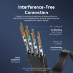 Vention NETWORK Cable CAT7 Flat 3.0m Black ICGBI - Image 7