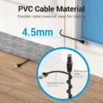 Vention NETWORK Cable CAT8 SFTP Slim 2.0m Black IKIBH - Image 5