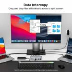 Unitek KVM HDMI Switch USB-C 10Gbps Split-Screen 5-Port Hub D1118A - Image 6