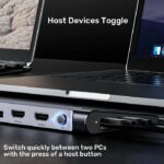 Unitek USB-C Hub Docking Station & 2-Port KVM 10Gbps Triple Display D1106A - Image 5