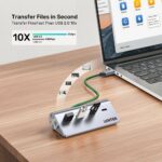Unitek USB-C Hub 2xUSB-A 2xUSB-C 5Gbps & USB-C Power Port H1337A - Image 5