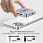 Unitek Card Reader Magnetic PD100W + 4K60Hz + Audio/Microphone S1244C - Image 6