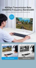 Vention NETWORK Cable CAT8 SFTP 1.5m Black IKABG - Image 2