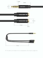 Vention AUDIO 3.5mm M to 2×3.5mm F Splitter Cable 0.3m BBVBY - Image 3