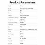 Vention HDMI to HDMI Micro Cable 1.5m AGIBG - Image 4