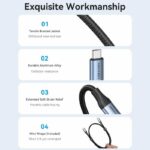 Vention IT Cable USB-C 4.0 M-M 1.0m Braided Aluminium Grey TAVHF - Image 7