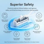 Vention Powerbank 4800mAh 22.5W Foldable Lightning White FHRW0 - Image 6