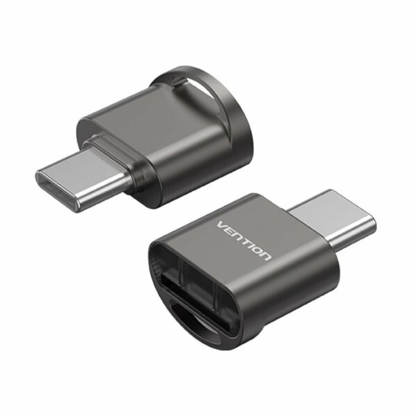 Vention Card Reader USB-C for Micro SD Cards Metal CLMH0