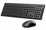 Vention Keyboard and Mouse Combo Wireless Silent Slim Full Size KTZB0-EN