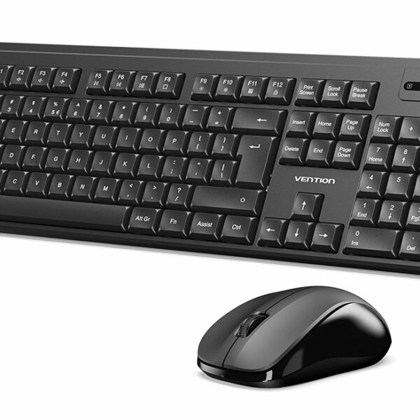 Vention Keyboard and Mouse Combo Wireless Silent Slim Full Size KTZB0-EN