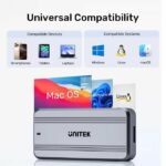 Unitek USB-C NVME/PCIe Enclosure USB 4.0 40Gbps w/Cooling Fan S1242A - Image 7