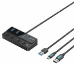 Vention HUB USB-C 4 x USB3.0 with Indiv.Power Switches 1.0m CHWBF