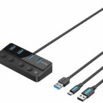 Vention HUB USB-C 4 x USB3.0 with Indiv.Power Switches 1.0m CHWBF