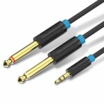 Vention AUDIO 3.5mm M to 2×6.3mm M Cable 3.0m BACBI
