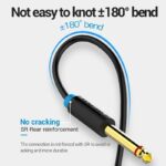 Vention AUDIO 3.5mm M to 2×6.3mm M Cable 3.0m BACBI - Image 3