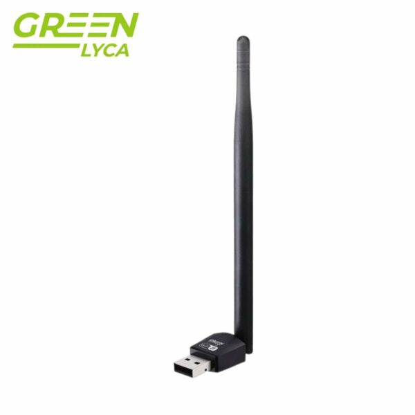 Green Lyca Ασύρματος USB Αντάπτορας Δικτύου 150Mbps με Κεραία 5dBi & Λειτουργία Hotspot GL69583
