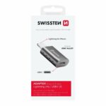 SWISSTEN OTG Adapter Lightning σε USB-C με Υποστήριξη Μεταφοράς Δεδομένων & Φόρτισης 55500400