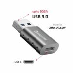 SWISSTEN OTG Adapter USB-A σε USB-C με Υποστήριξη Υψηλής Ταχύτητας Μεταφοράς Δεδομένων - Image 4