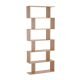 ksilini-vivliothiki-me-6-rafia-80-x-23-x-192-cm-homcom-833-382bn