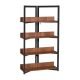 metalliki-vivliothiki-me-4-xilina-rafia-160-x-90-x-39-cm-xromatos-skouro-kafe-homcom-836-214bn