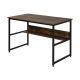 metalliko-grafio-me-1-rafi-xromatos-skouro-kafe-120-x-60-x-75-cm-homcom-836-209